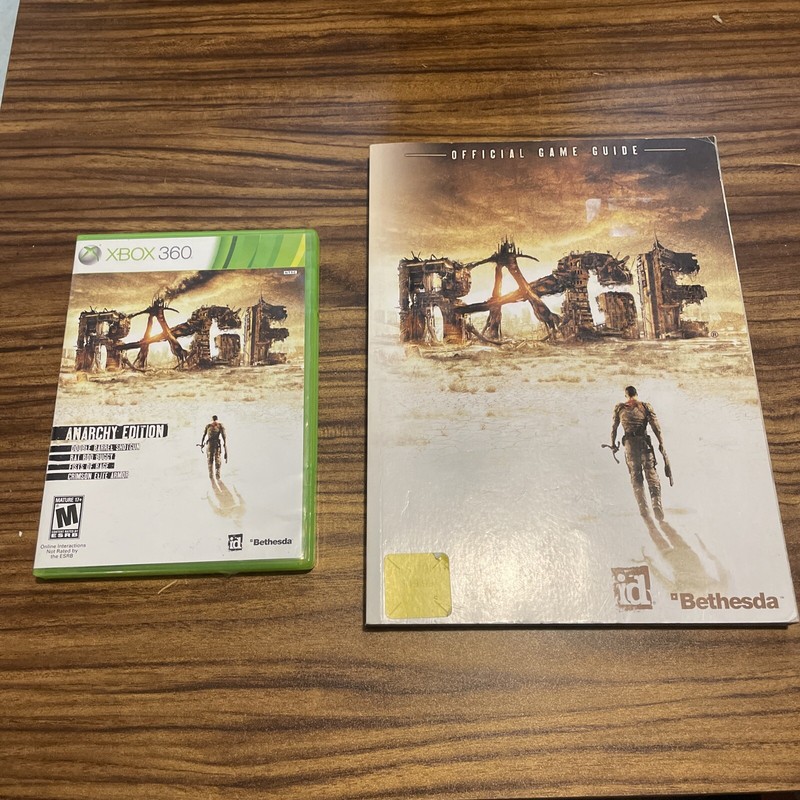 Rage Anarchy Edition (Microsoft Xbox 360, 2011) CIB Complete, Tested Game GUIDE