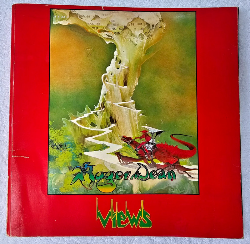 Views Roger Dean Art Book 1975 First Edition Paperback Yes Album Covers Sci-Fi