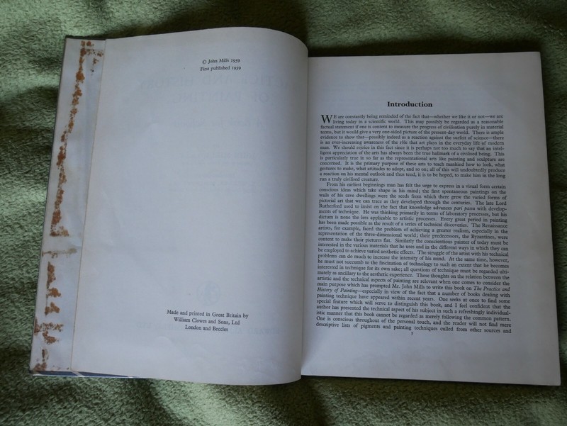 The Practice and History of Painting by John Mills (William Clowes, 1959) gallery