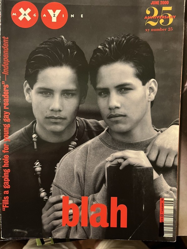 XY MAGAZINE * JUNE 2000 * 25TH ANNIVERSARY ISSUE* N. 25* BLAH