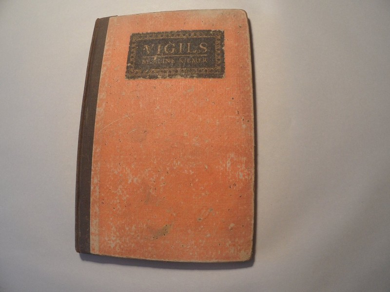 Vigils Aline Kilmer 1921 First Edition Poetry George H. Doran Company