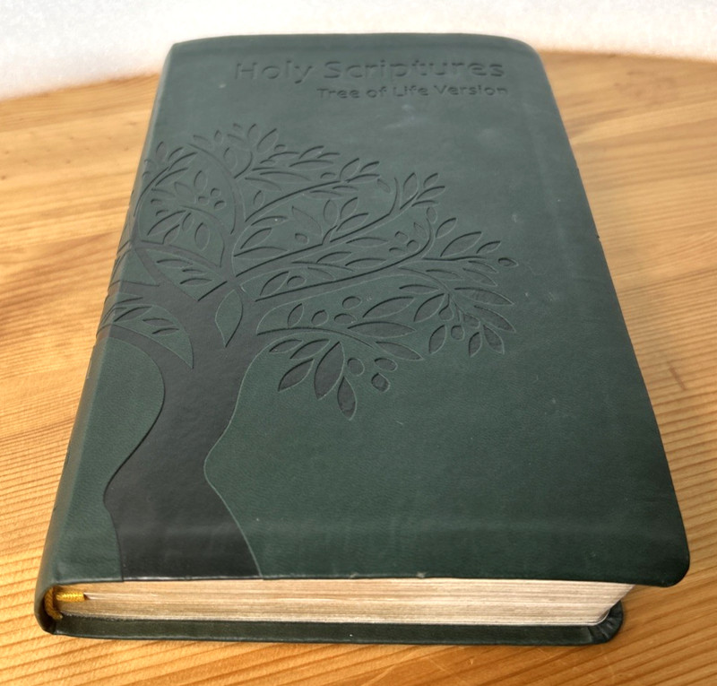 TLV Holy Scriptures Thinline Edition Olive Green Leathersoft G- gallery