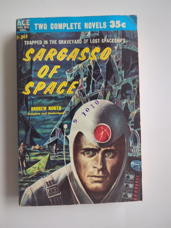 Ace Double Novel Books The Cosmic Puppets Sargasso of Space 1957 SC PB Vtg Dick gallery
