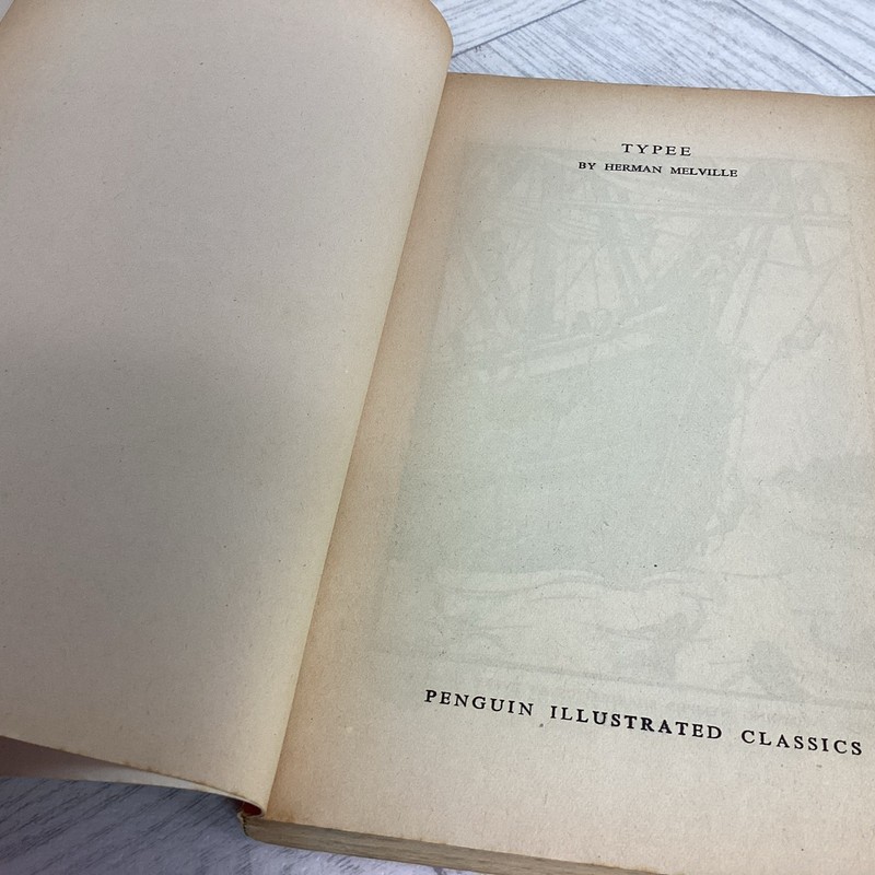 Herman Melville Typee - Illus Classics 1938 1st Penguin Ed- Robert Gibbings *T gallery