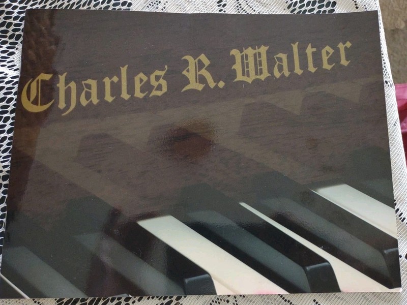Charles Walter Piano Brochure Circa 1969 17 Pages.