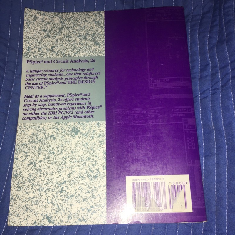 Merrill's Engineering Technology: PSpice and Circuit Analysis John Keown 1994 gallery