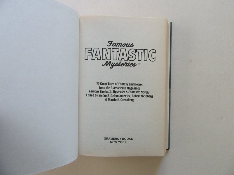 Famous Fantastic Mysteries - 30 Tales of Fantasy & Horror - Gramercy Books, 1991 gallery