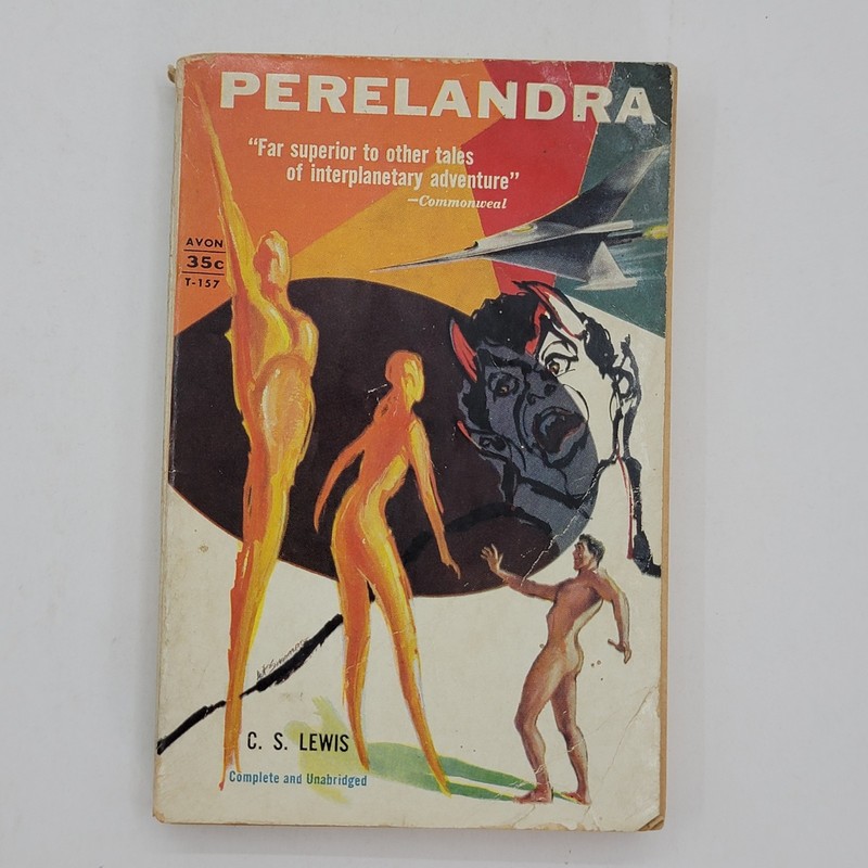 1944 First Edition Perelandra by C.S. Lewis avon vintage paperback book