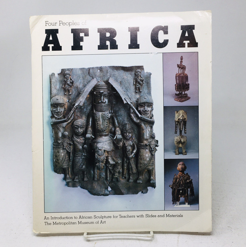 4 Peoples of Africa 25 35mm Slides of African Art Sculpture Teacher MET Museum