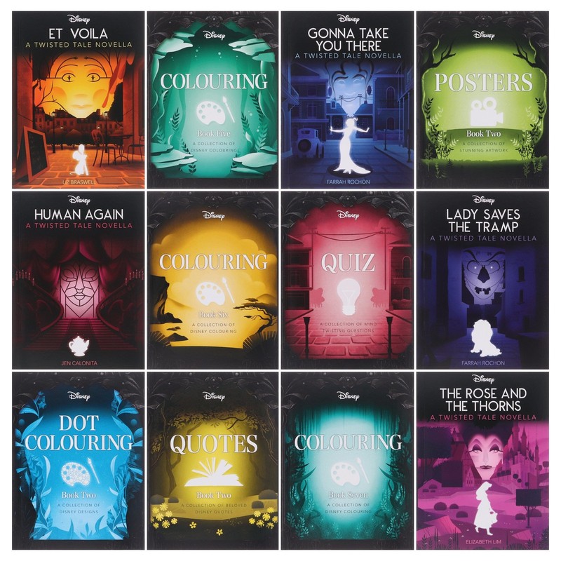 Disney Advent Calendar Twisted Tales With 24 Books Paperback Box Set - Ages 12+ gallery