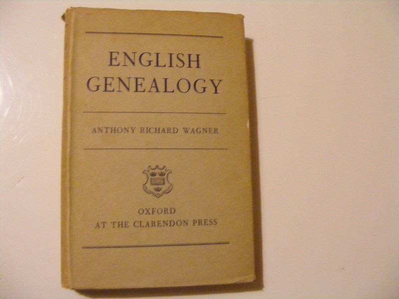 English Genealogy 1960 Hardback Book By Anthony Richard Wagner 397 pages