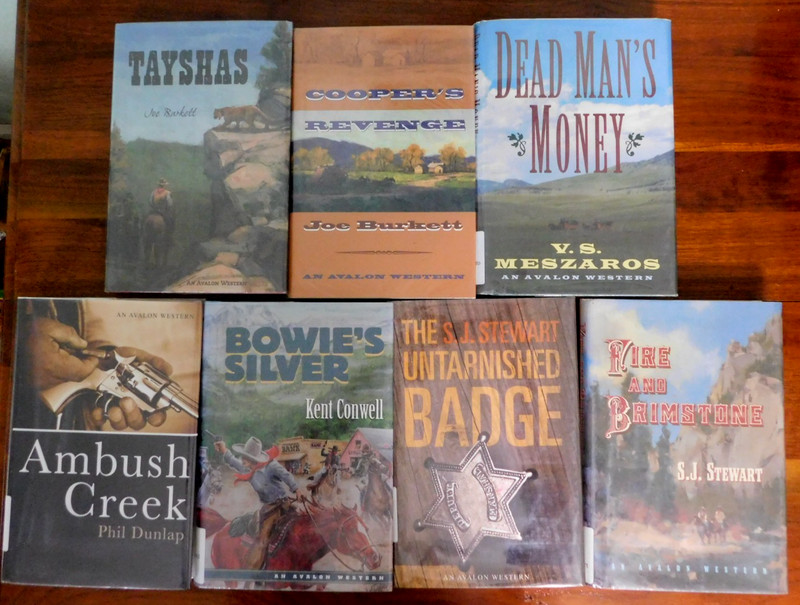 25 Western Books Novels Ex-Lib Cowboy Avalon Westerns - A Western Story VG++ gallery