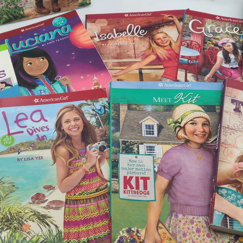 American Girl Paperback book lot of 10: Kit Grace Saige Julie Isabelle Luciana gallery