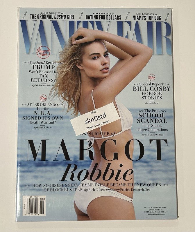 Vanity Fair #672 (Aug 2016) • fashion magazine • brand new • Margot Robbie