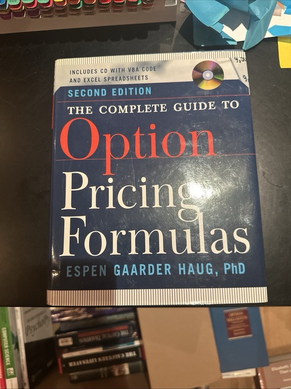 The Complete Guide to Option Pricing Formulas