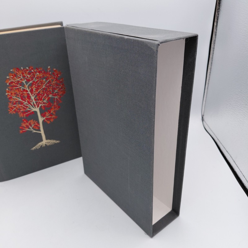 NIV Life Application Study Bible Gray Hardcover in Slip Case 2nd Edition OOP gallery