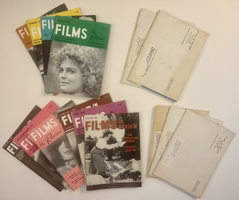 FILMS IN REVIEW Magazine (Lot of 15 issues) from 1962-1990 Movie/Film/Hollywood