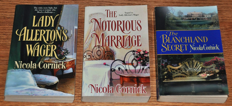Three Regency Romances by Nicola Cornick–very good