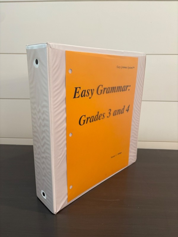 Easy Grammar: Grades 3 and 4 by Wanda C. Phillips (1998, 473 pages) – Binder gallery