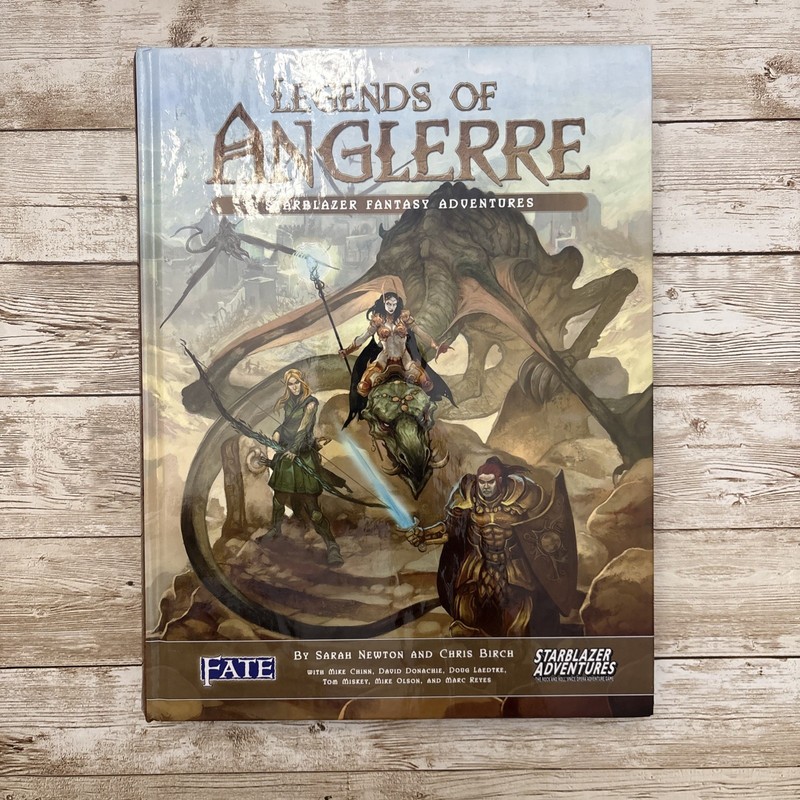 Legends of Anglerre Starblazer Fantasy Adventures Cubicle 7 Hardcover 2010