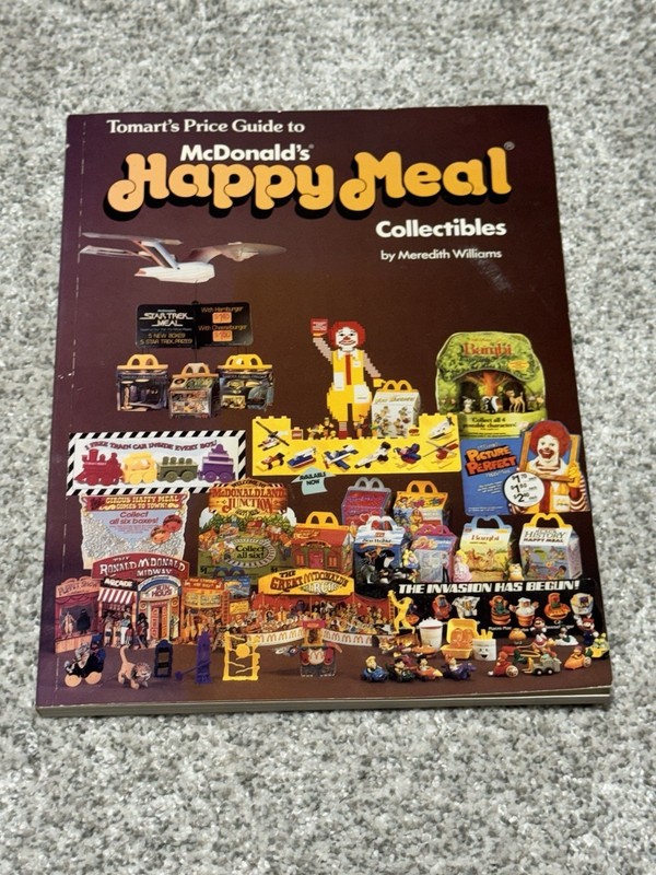 Tomarts Price Guide to McDonalds Happy Meal Collectibles by M. Williams 1992
