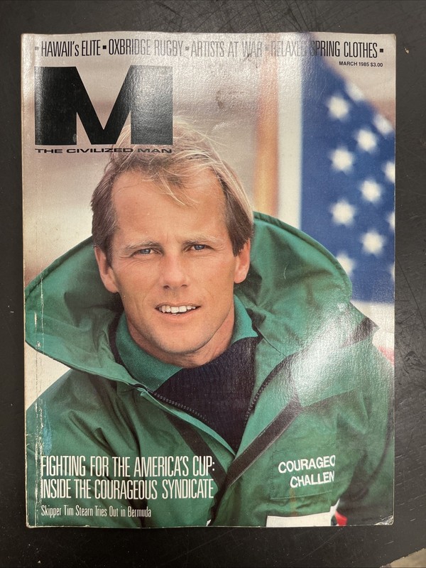 M The Civilized Man Magazine March 1985 Courageous Syndicate No label HTF
