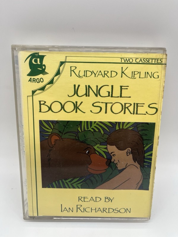 Jungle Book Double Cassette Tape Stories Rare VGC, Argo, Rudyard Kipling