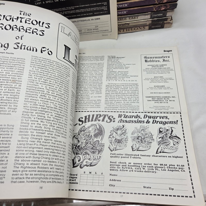 Dungeons & Dragons & RPG Lot Of 17: Forgotten Realms, ADnD, Guides, Manuals gallery