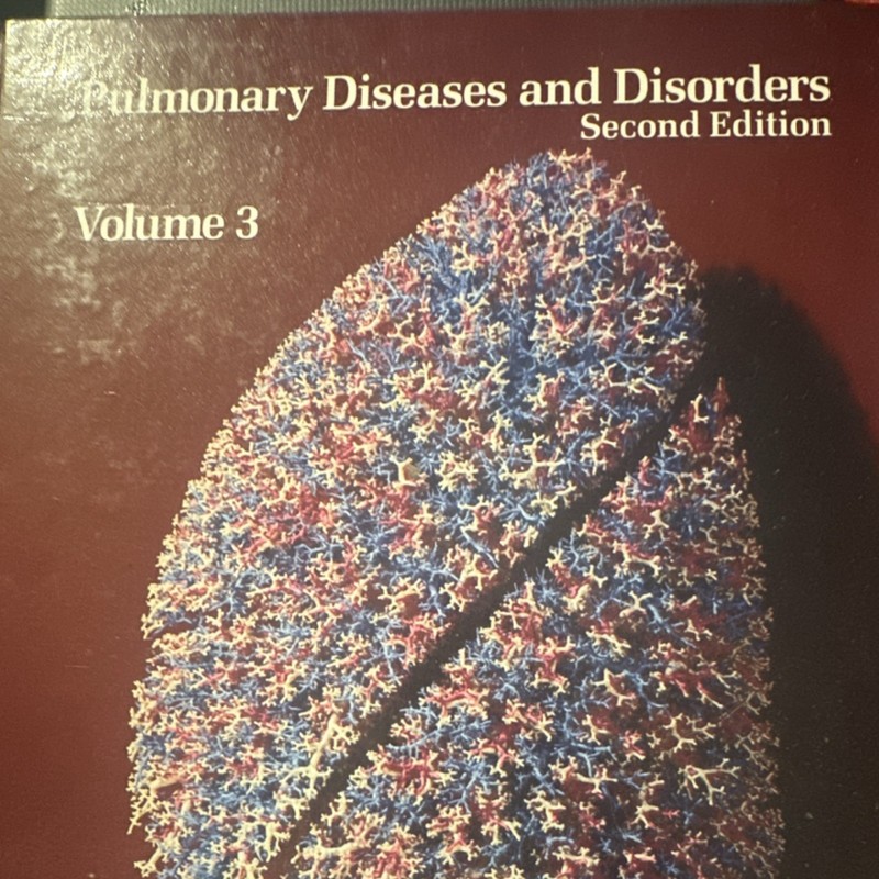 Pulmonary Diseases and Disorders Second Edition Vol 3 Hardcover by Fishman