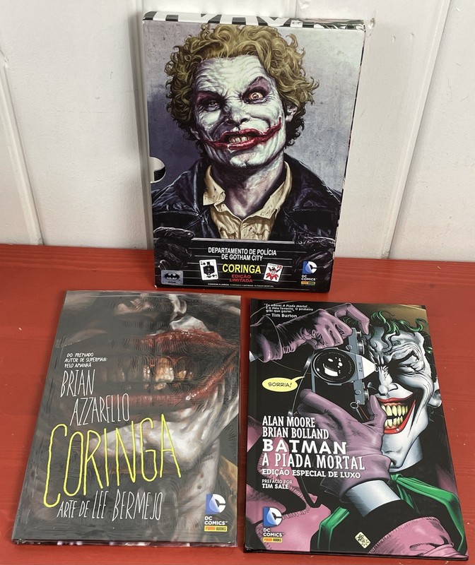 Coringa + Batman A Piada Mortal BR Portuguese Ltd Ed Joker + Batman Killing Joke