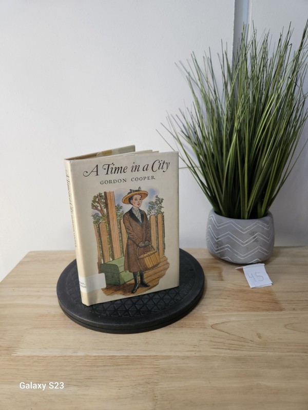 A TIME IN A CITY By Gordon Cooper 1975 First US Edition Hardcover Dust Jacket