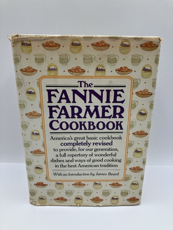 The Fannie Farmer Cookbook Vintage 1980 12th Edition 8th Printing HC DJ