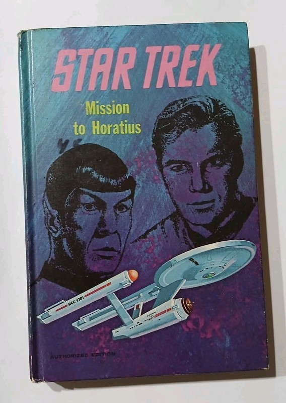Vtg 1968 Star Trek Mission to Horatius Whitman Hardcover 1st Edition Novel #1549