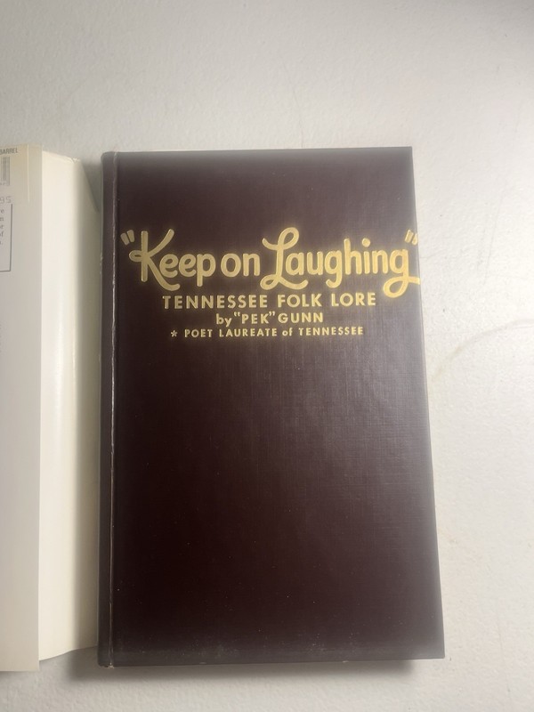 Pek Gunn KEEP ON LAUGHING Illustrated Self Published c. 1975 HC/DJ gallery