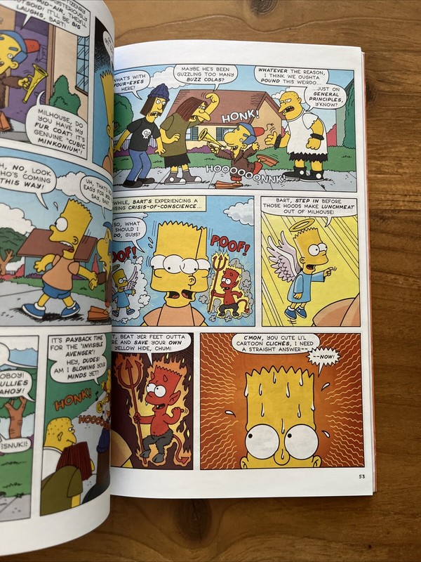 Big Bad Book of Bart Simpson Comic Graphic Novel 2003 Matt Groening 1st Edition gallery