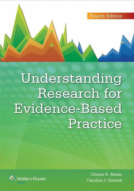 Understanding Research for Evidence-Based Practice – paperback Rebar PhD MBA…