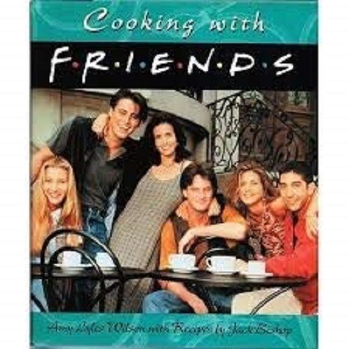 Friends TV Show Book – Cooking With Friends Hardcover– January 1, 1996 NEW COND.