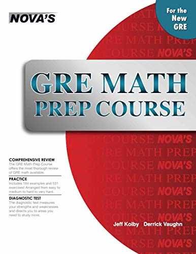 GRE Math Prep Course – Paperback, by Kolby Jeff – Very Good