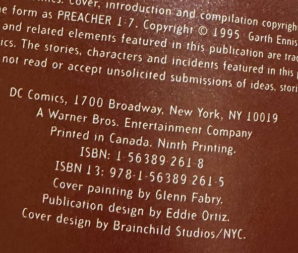 Preacher Complete TPB Set 1-9 Garth Ennis Steve Dillon Vertigo DC Comics VF/NM gallery