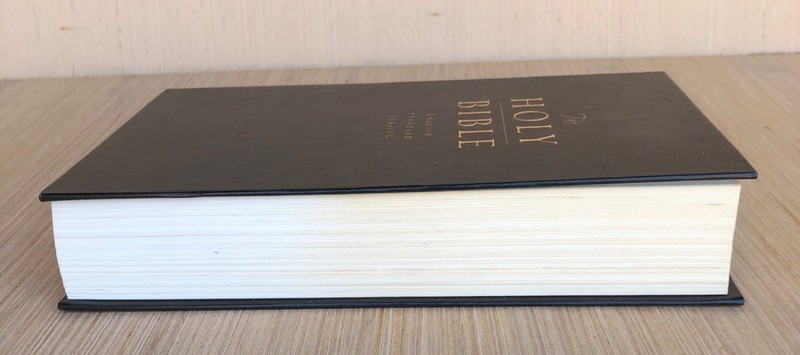 The Holy Bible English Standard Version ESV Crossway Black Hardcover Church Pew gallery