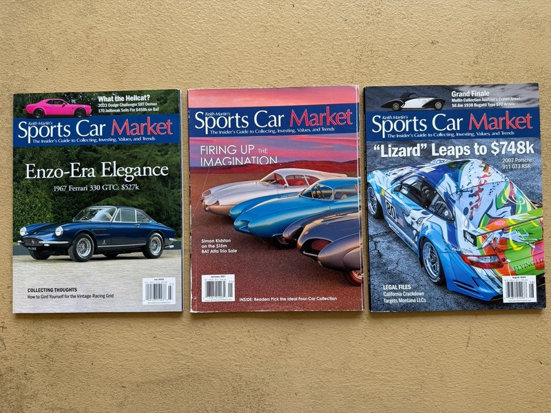 SPORTS CAR MARKET Magazine 3 Issues 2021 2024 2025