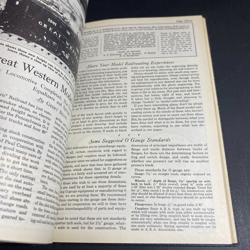 The Model Railroader Volume 1 January-December 1934 Hardcover / FHB gallery