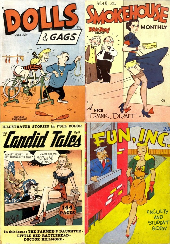 18 Old Issues of Assorted Adult Gags Humor Risqué Racy Comics Magazines on DVD gallery