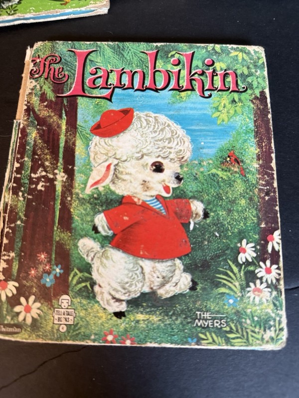 Lot of 8 Vintage 1950’s-60’s WHITMAN Tell-A-Tale Children’s Animal Books gallery