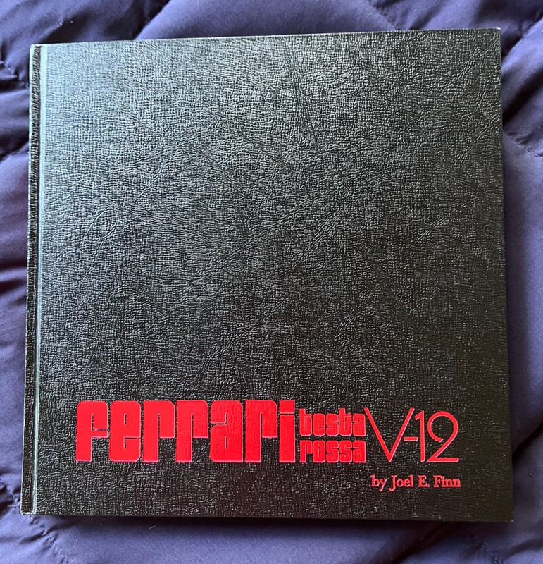 Ferrari Testa Rossa V-12 Classic Hardbound by Joel E. Flnn New!