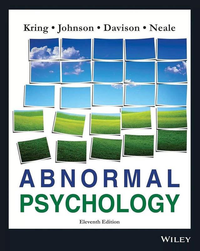 Brand New: Abnormal Psychology by Johnson Kring 11th INTL ED