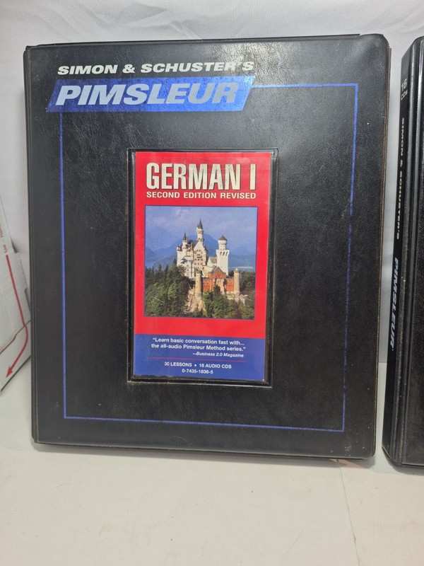 Pimsleur Method German 1, 2 & 3 Simon & Schuster’s 48 x CD 90 Lessons Complete gallery
