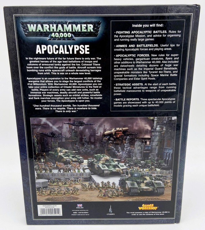 Warhammer Lot of 5 HC Books: Apocalypse Escalation Traitor’s Psychic Awakening gallery