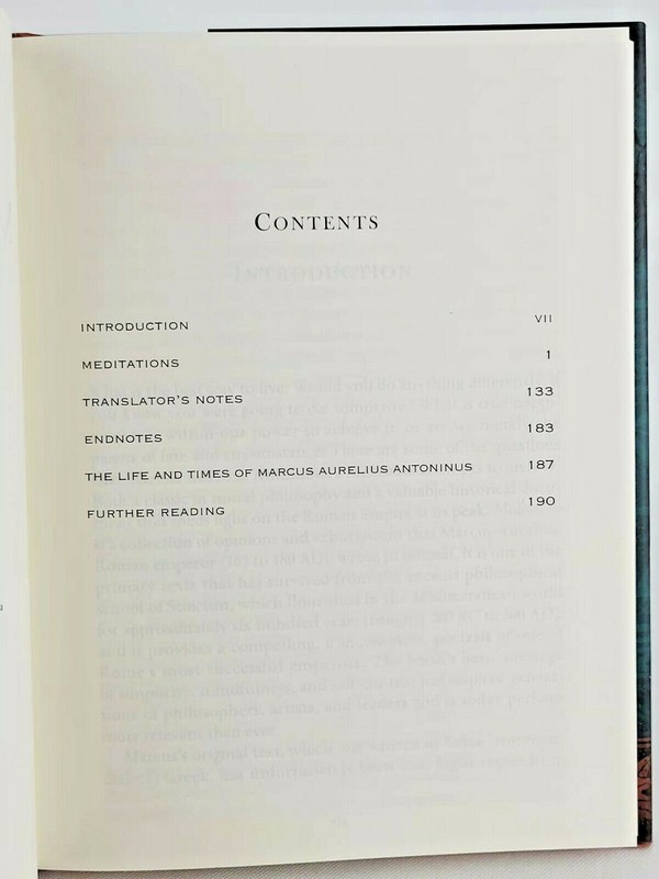 MEDITATIONS Marcus Aurelius George Long (8"x6") Hardcover *Brand New* gallery