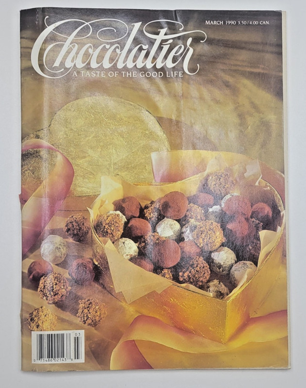 CHOCOLATIER Magazine March 1990 Truffles Aureole Drinks to Set the Mood Paris A